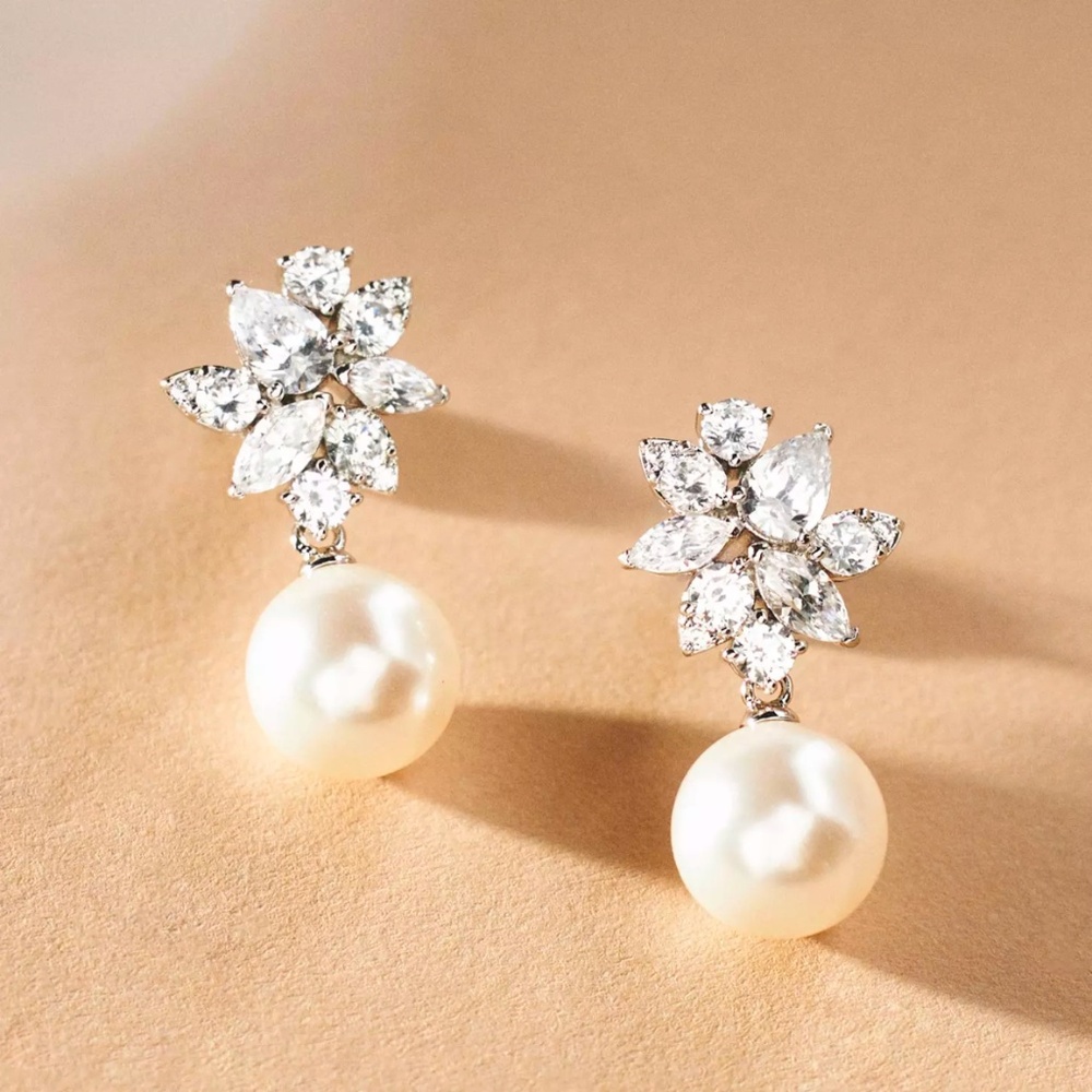 NADRI Chiara Pearl Drop Earrings